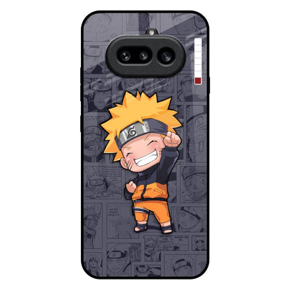 Orange Chubby Nothing Phone 4a 5G Glass Back Cover Online