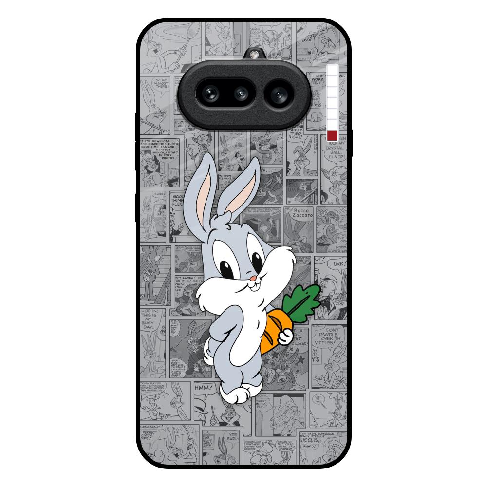 Cute Baby Bunny Nothing Phone 4a 5G Glass Back Cover Online