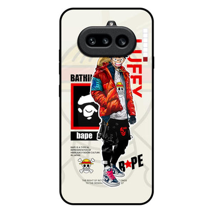 Bape Luffy Nothing Phone 4a 5G Glass Back Cover Online