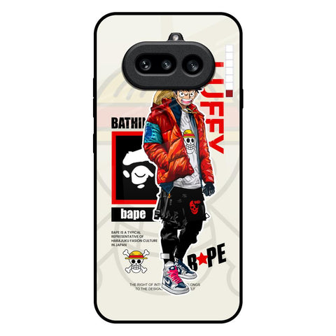 Bape Luffy Nothing Phone 4a 5G Glass Back Cover Online