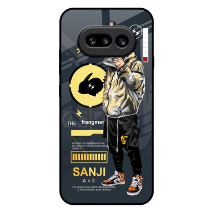 Cool Sanji Nothing Phone 4a 5G Glass Back Cover Online