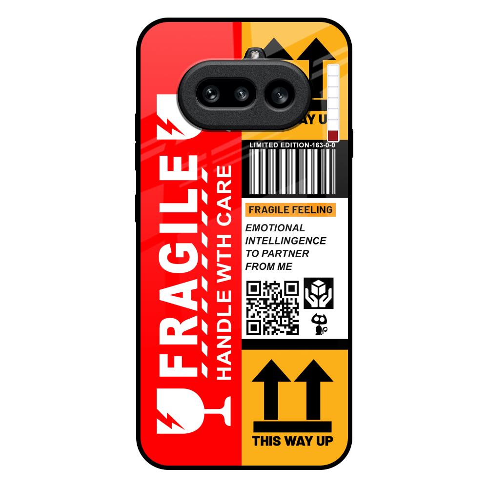 Handle With Care Nothing Phone 4a 5G Glass Back Cover Online