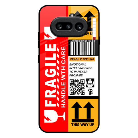 Handle With Care Nothing Phone 4a 5G Glass Back Cover Online
