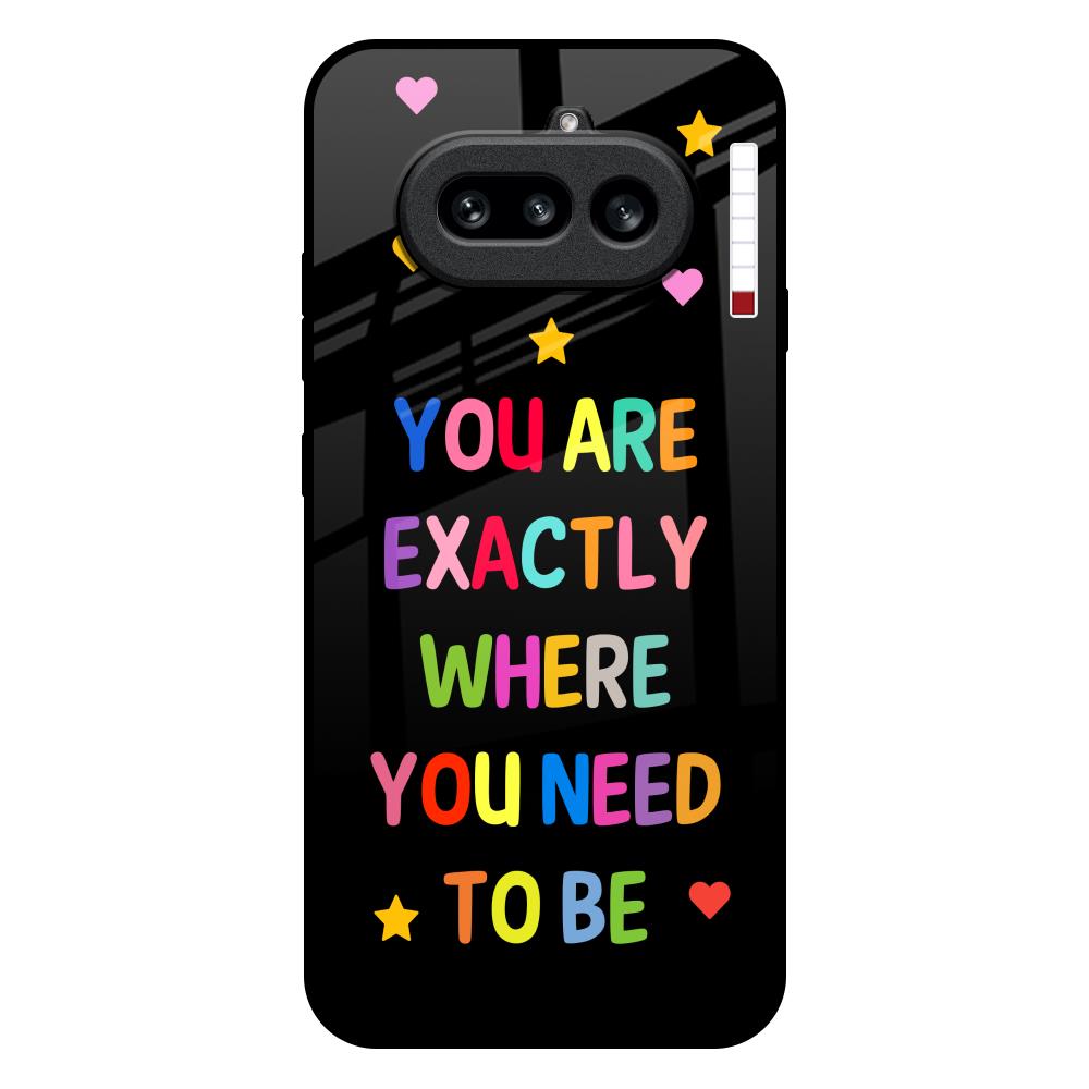 Magical Words Nothing Phone 4a 5G Glass Back Cover Online