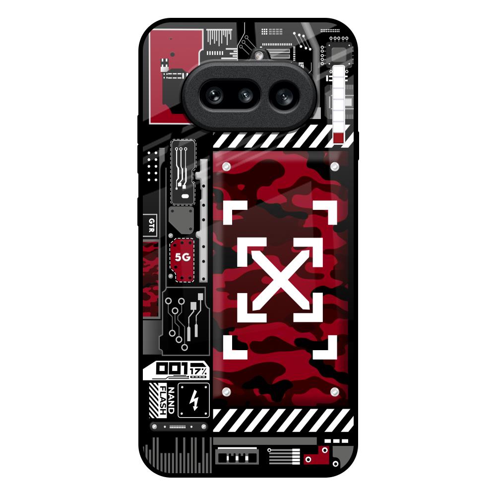 Technology Art Nothing Phone 4a 5G Glass Back Cover Online