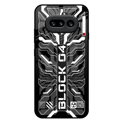 Monochrome Magic Nothing Phone 4a 5G Glass Back Cover Online