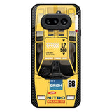 Yellow Racing Car Nothing Phone 4a 5G Glass Back Cover Online