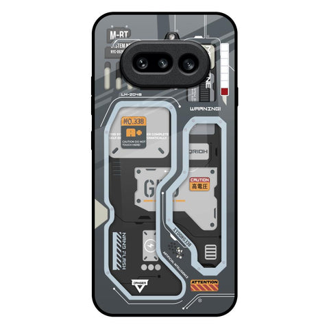 Retro Futuristic Nothing Phone 4a 5G Glass Back Cover Online