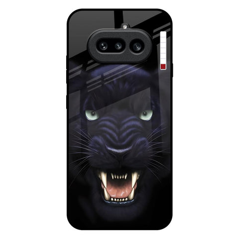 Angry Black Tiger Nothing Phone 4a 5G Glass Back Cover Online