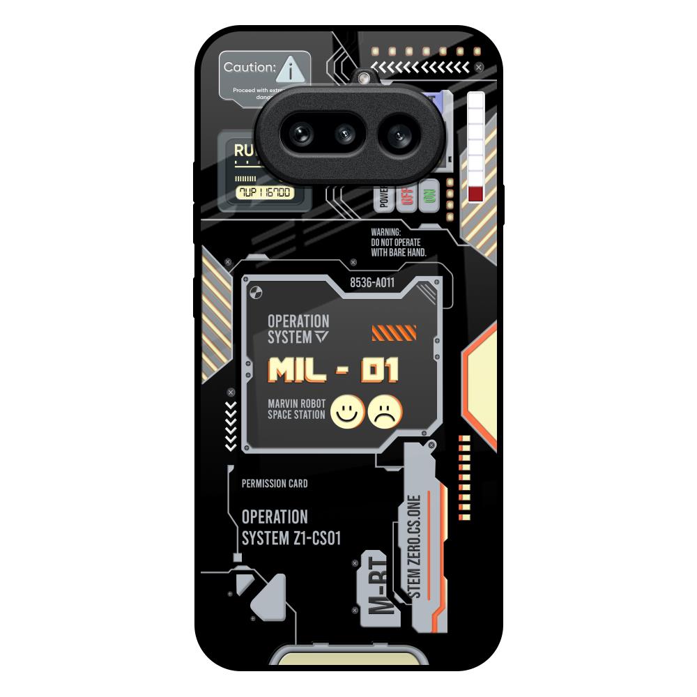 Exposed Parts Nothing Phone 4a 5G Glass Back Cover Online