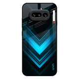 Vertical Blue Arrow Nothing Phone 4a 5G Glass Back Cover Online