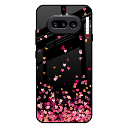 Heart Rain Fall Nothing Phone 4a 5G Glass Back Cover Online
