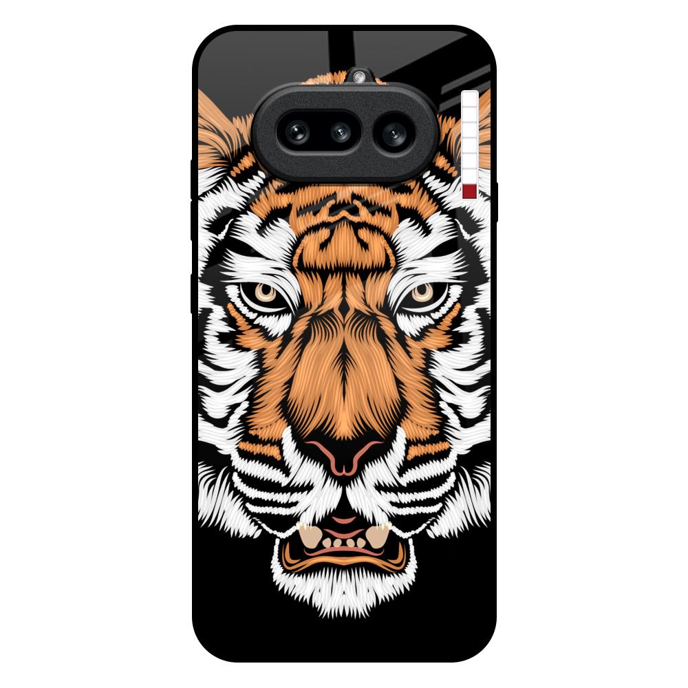Angry Tiger Nothing Phone 4a 5G Glass Back Cover Online