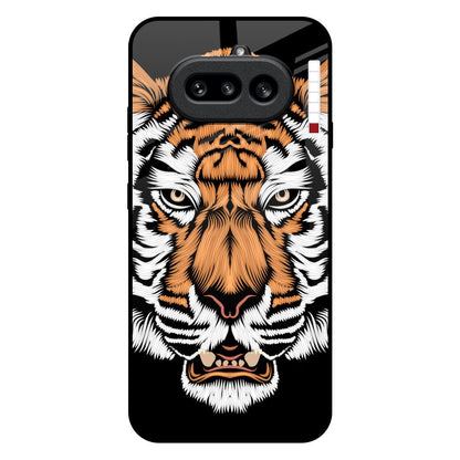 Angry Tiger Nothing Phone 4a 5G Glass Back Cover Online