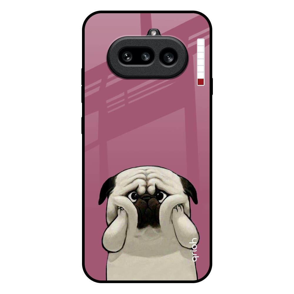 Funny Pug Face Nothing Phone 4a 5G Glass Back Cover Online