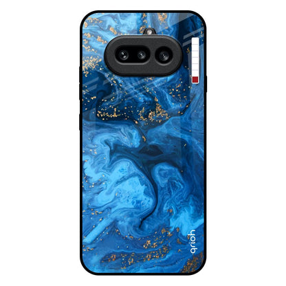 Gold Sprinkle Nothing Phone 4a 5G Glass Back Cover Online