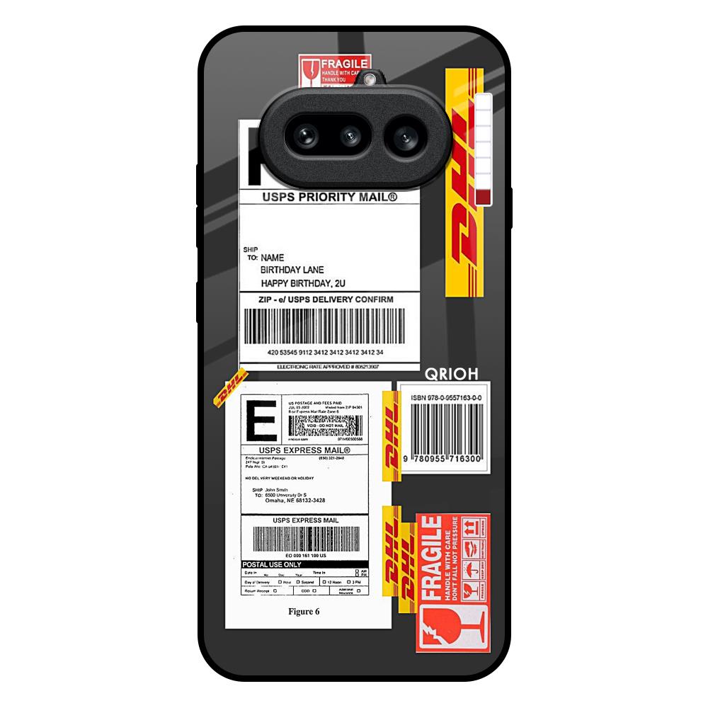 Cool Barcode Label Nothing Phone 4a 5G Glass Back Cover Online