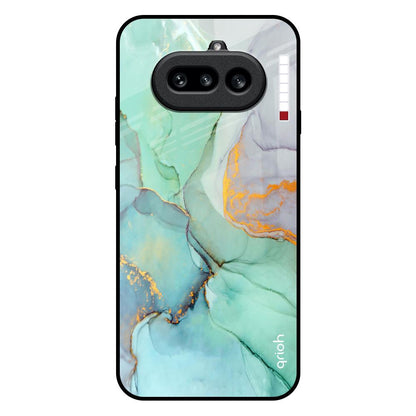Green Marble Nothing Phone 4a 5G Glass Back Cover Online