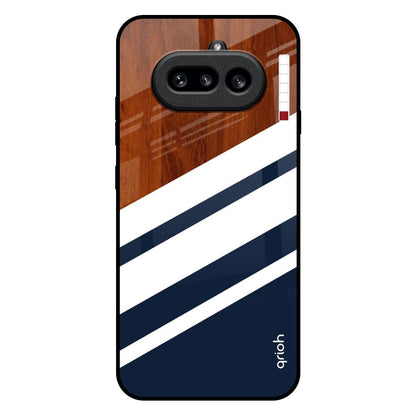 Bold Stripes Nothing Phone 4a 5G Glass Back Cover Online