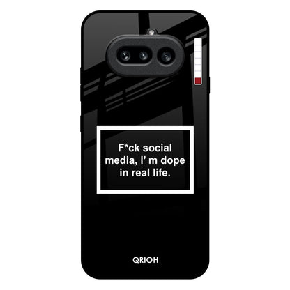 Dope In Life Nothing Phone 4a 5G Glass Back Cover Online