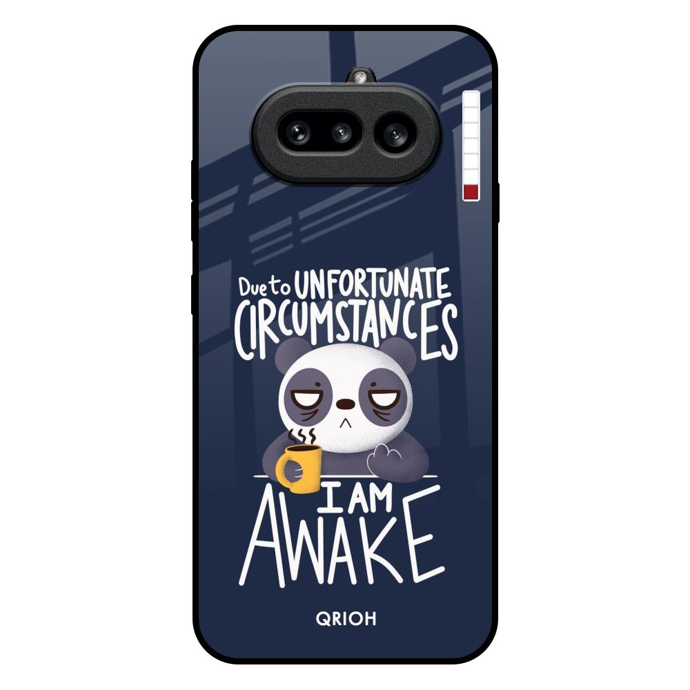 Struggling Panda Nothing Phone 4a 5G Glass Back Cover Online