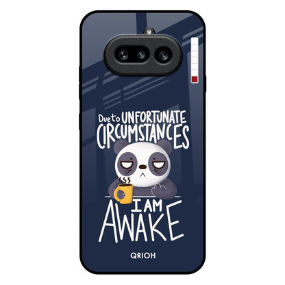 Struggling Panda Nothing Phone 4a 5G Glass Back Cover Online