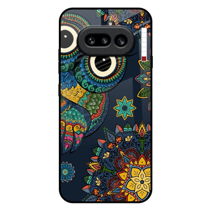 Owl Art Nothing Phone 4a 5G Glass Back Cover Online