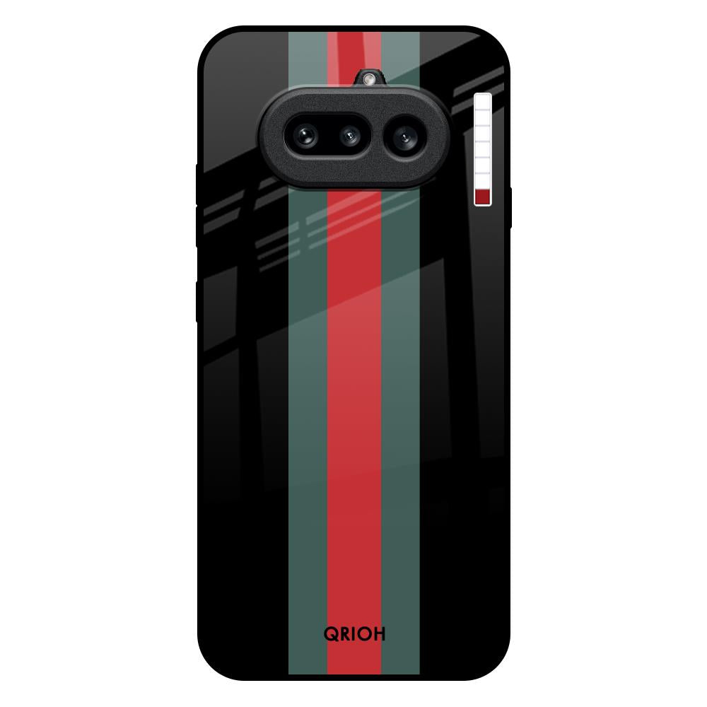 Vertical Stripes Nothing Phone 4a 5G Glass Back Cover Online