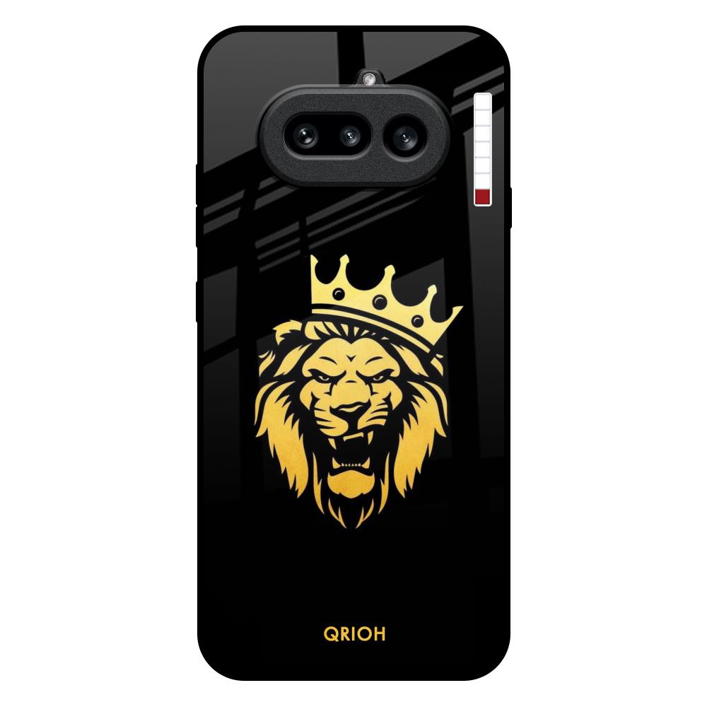 Lion The King Nothing Phone 4a 5G Glass Back Cover Online