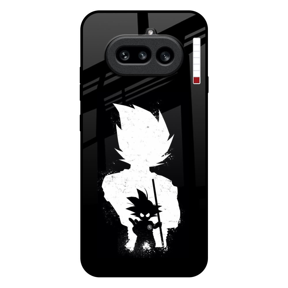 Monochrome Goku Nothing Phone 4a 5G Glass Back Cover Online