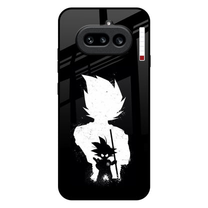Monochrome Goku Nothing Phone 4a 5G Glass Back Cover Online