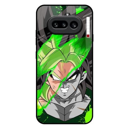Anime Green Splash Nothing Phone 4a 5G Glass Back Cover Online