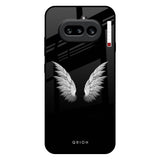 White Angel Wings Nothing Phone 4a 5G Glass Back Cover Online