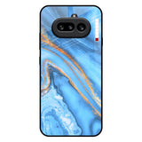 Vibrant Blue Marble Nothing Phone 4a 5G Glass Back Cover Online