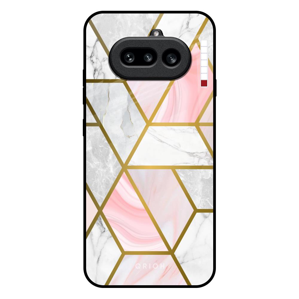 Geometrical Marble Nothing Phone 4a 5G Glass Back Cover Online