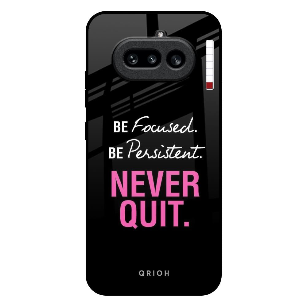 Be Focused Nothing Phone 4a 5G Glass Back Cover Online