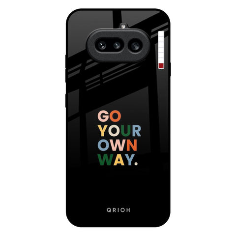 Go Your Own Way Nothing Phone 4a 5G Glass Back Cover Online
