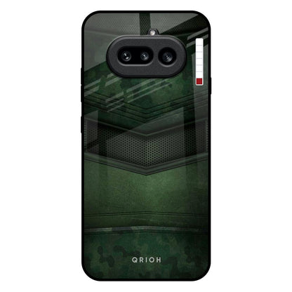 Green Leather Nothing Phone 4a 5G Glass Back Cover Online