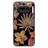 Lines Pattern Flowers Nothing Phone 4a 5G Glass Back Cover Online