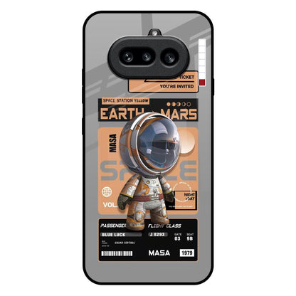 Space Ticket Nothing Phone 4a 5G Glass Back Cover Online