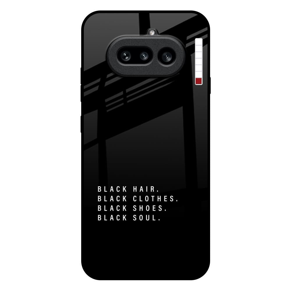 Black Soul Nothing Phone 4a 5G Glass Back Cover Online