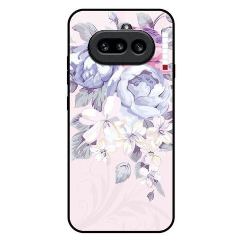 Elegant Floral Nothing Phone 4a 5G Glass Back Cover Online