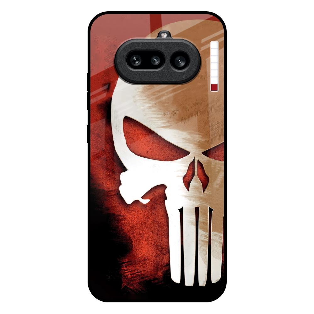 Red Skull Nothing Phone 4a 5G Glass Back Cover Online