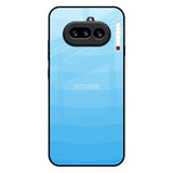 Wavy Blue Pattern Nothing Phone 4a 5G Glass Back Cover Online