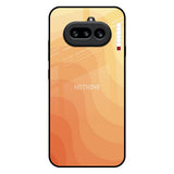 Orange Curve Pattern Nothing Phone 4a 5G Glass Back Cover Online