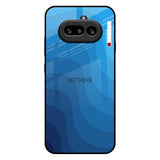 Blue Wave Abstract Nothing Phone 4a 5G Glass Back Cover Online