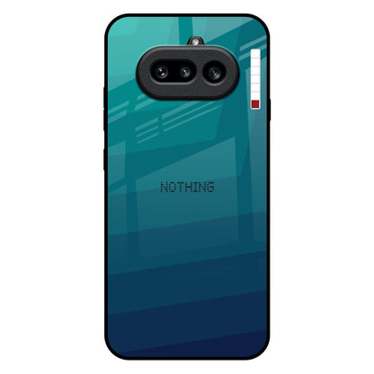 Green Triangle Pattern Nothing Phone 4a 5G Glass Back Cover Online