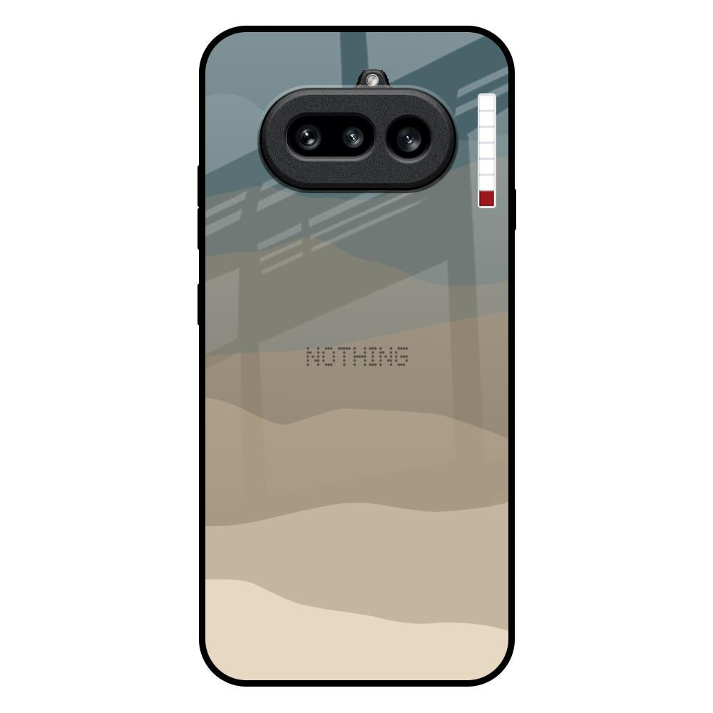 Abstract Mountain Pattern Nothing Phone 4a 5G Glass Back Cover Online