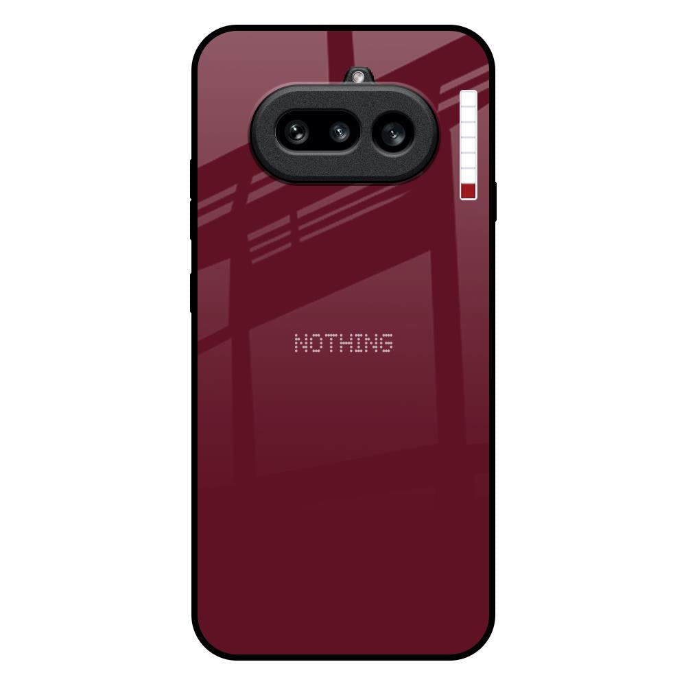 Classic Burgundy Nothing Phone 4a 5G Glass Back Cover Online