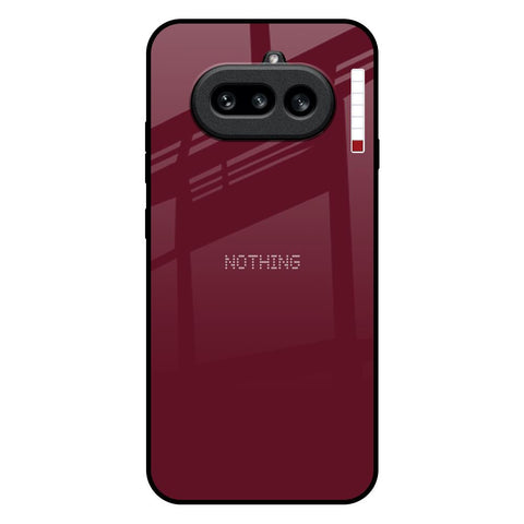 Classic Burgundy Nothing Phone 4a 5G Glass Back Cover Online